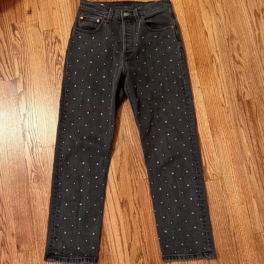 Studded Levi 501 Jeans